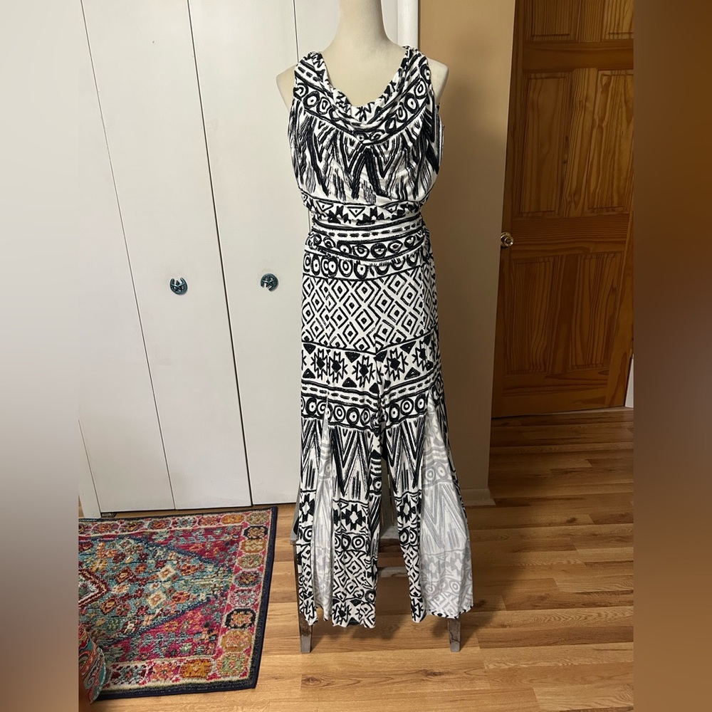 Cato Geometric Print Jumpsuit